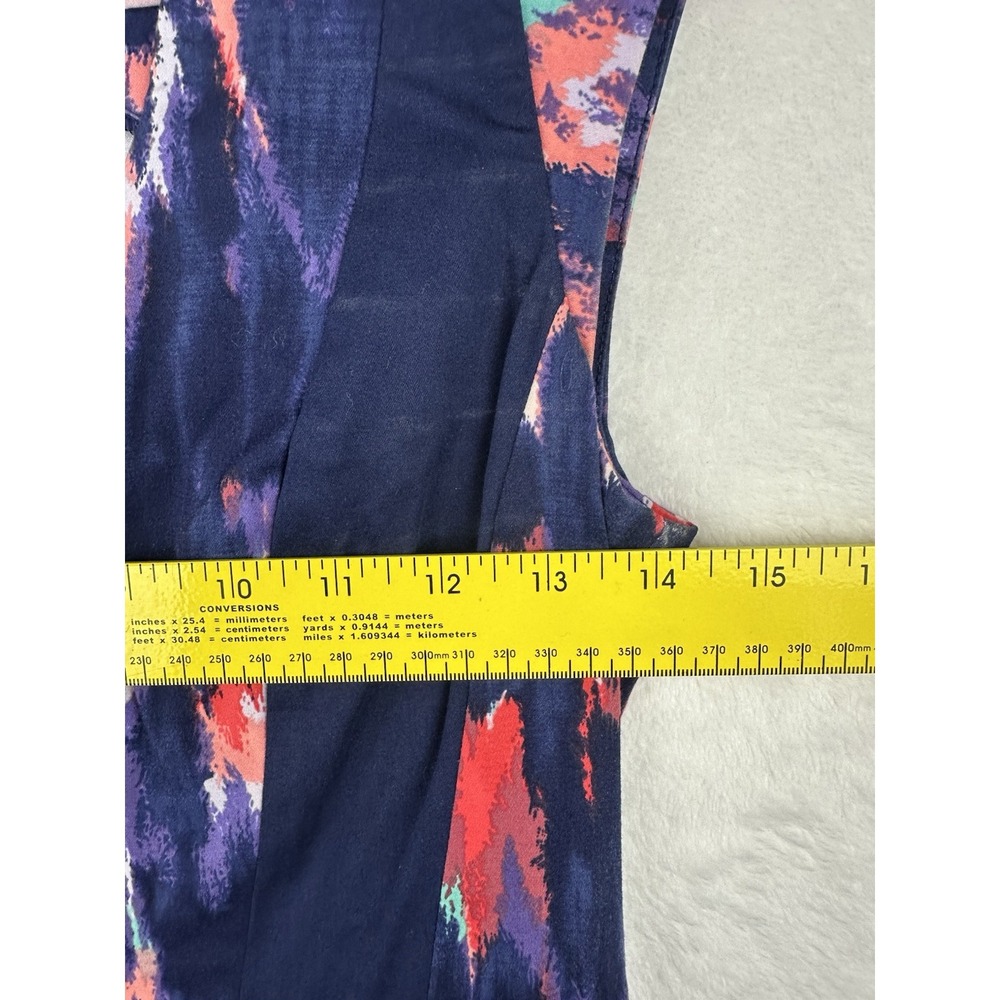 French Connection Womens Navy Blue Sleeveless Above The Knee Sheath Dress 6 - Picture 6 of 13